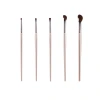 Rose gold wooden handle sickle, oblique head and nose shadow brush, contactor brush, animal hair detail eyeliner, mountain root oblique Angle shadow makeup brush Item Picture